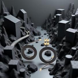 Black 2GT-6mm Timing Belt - 3D Printer Accessories X Axis + Y Axis Replacement Synchronous Belt Kit for Creality Ender 3 V2，3D Printer Parts and Accessories