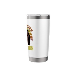 Funny National Park After the Dark Big foot Alien Campfire Stainless Steel Insulated Tumbler