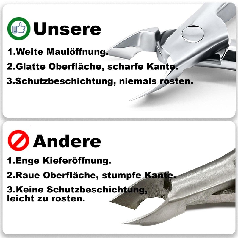 Professional Cuticle Cutter Stainless Steel