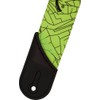 Jackson Cracked Mirror Strap, Guitar Accessories, Green, 2in