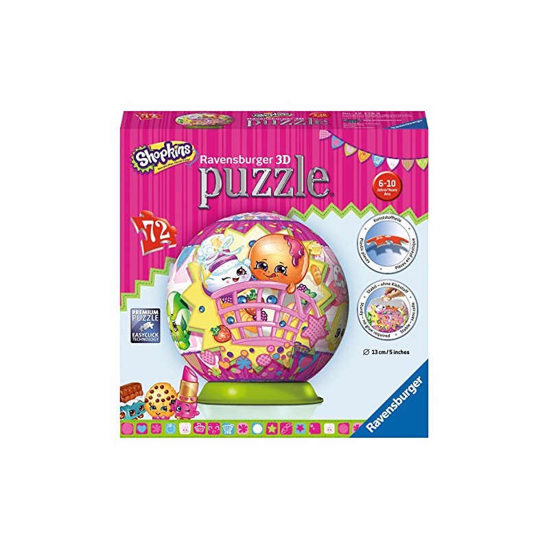 Ravensburger 12176 Shopkins 3D Jigsaw Puzzle - 72 Pieces
