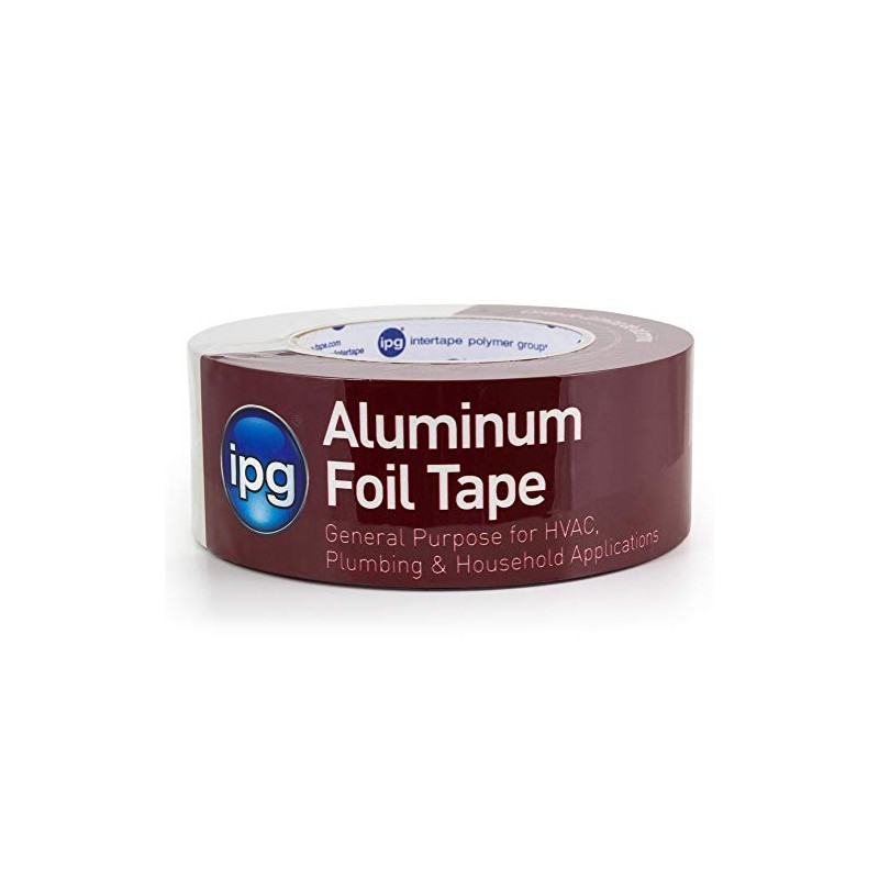 IPG Aluminum Foil Tape, 2" x 50 yd, Silver (Single
