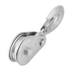 1Pcs High Strength Steel Hook Snatch Block Single Wheel Lifting