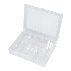 Falsas UV Gel Nail Mould, Pack of 140, Dual Forms Nail System for Nail Extension, 12 Sizes