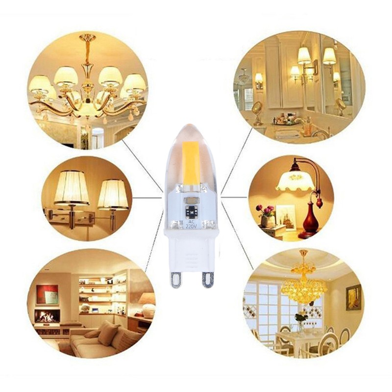 6PCS G9 LED COB Light Bulb 500LM Ceiling Lamp Bulb