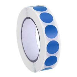 PATIKIL Colored Dot Stickers, 1/2" Round, 1000 Pcs Dark Blue