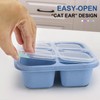 shopwithgreen Bento Snack Lunch Boxes (5 pcs 4 compartment (Smallest))