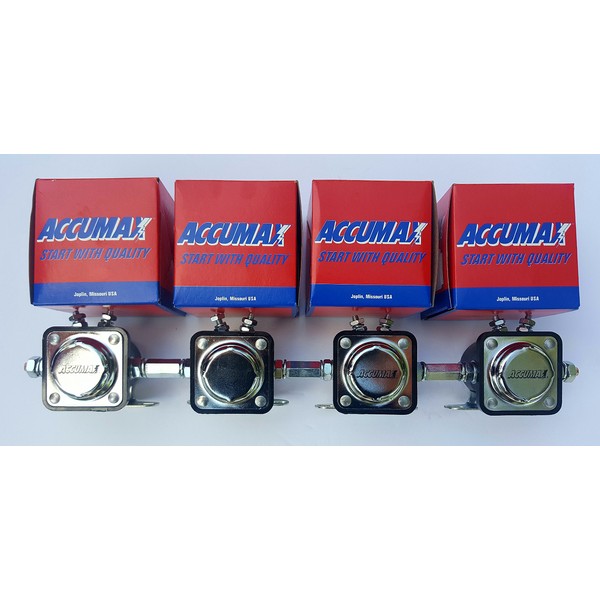 Accumax solenoids set of 4 with coupling nuts Included low