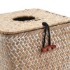 Seagrass Square Tissue Box Cover Woven Napkin Holder Decorative for