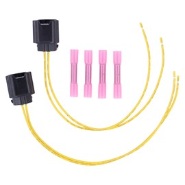 License Plate Light Connector Cable Number Plate Light Adapter Cable Set Number Plate Light Wiring Harness for Laguna 2 Master 3 Megane 2 Trafic 3 Twingo 2 Vel Satis Wind Forfour 453 Fortwo