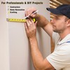 Tape Measure 16 ft, Easy Read Measuring Tape with Fractions