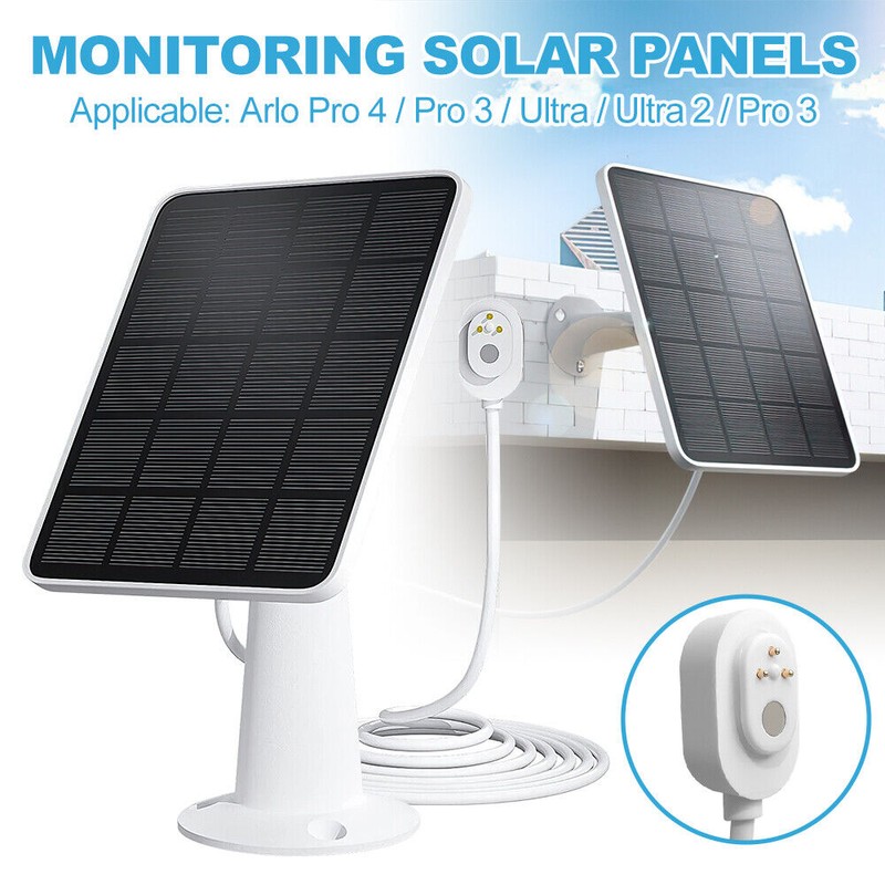 Arlo Weatherproof Solar Panel for Arlo Pro 4/3/Ultra/Ultr
