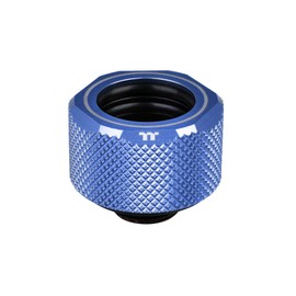 Thermaltake Pacific Blue 4 Build-In O-Rings C-ProG1/4 PETG 16mm OD Compression Fitting CL-W210-CU00BU-A
