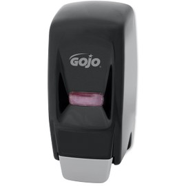 GOJO 800 Series Bag-in-Box Push-Style Lotion Soap Dispenser, Black, for 800 mL Lotion Soap Refills (Pack of 1) - 9033-12