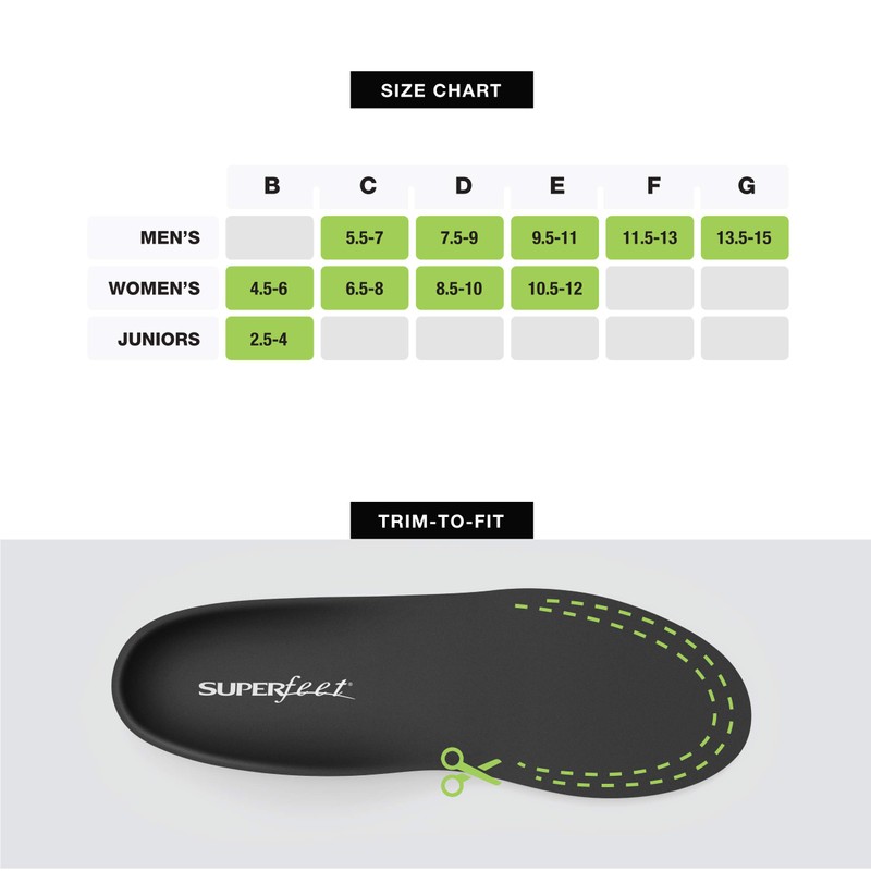 Superfeet Unisex Adult - black -