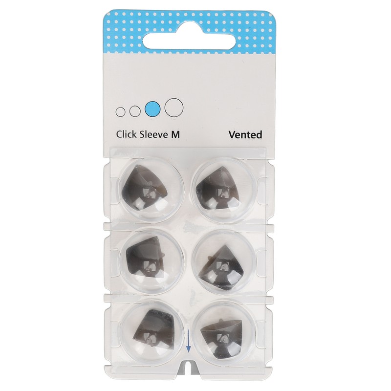6pcs Silicone Click Sleeve Accessory Protect Ears Washable Sound Amplifier