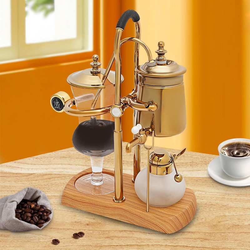 DUTTIETY Belgium Luxury Royal Family Balance Syphon Siphon Coffee Maker,