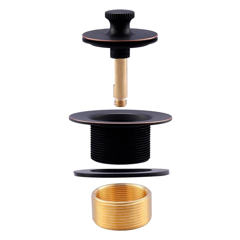 Oil Rubbed Bronze Bath Tub Drain Conversion Kit Assembly, Lift
