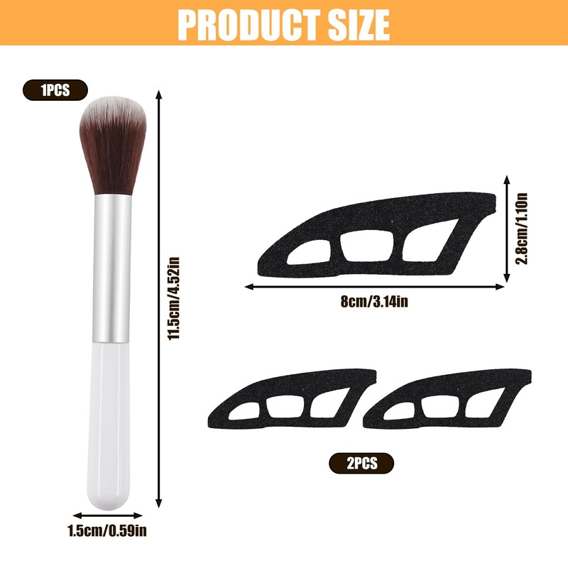 Pack of 2 Eyeshadow Stencils for Eyes, Eye Makeup Stencils