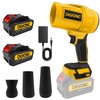 DEVONIC Leaf Blower Cordless - Lightweight Electric Handheld Blower with