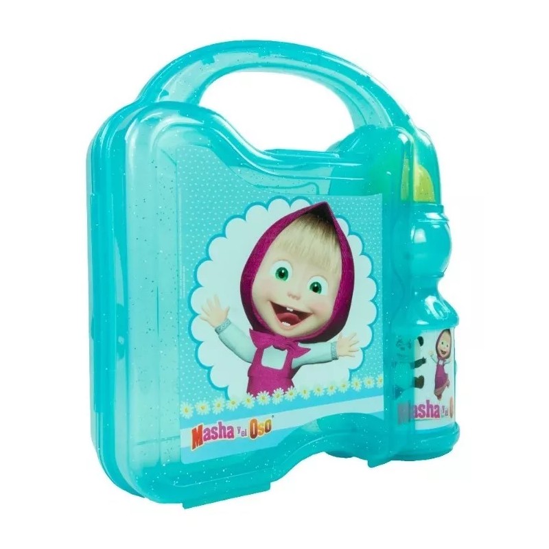 Fun Kids- Ambient21 Lonchera Infantil Con Porta Vaso De Plastico