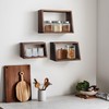 idee-home Bathroom Floating Shelves for Wall, Wood Farmhouse Decorative Wall