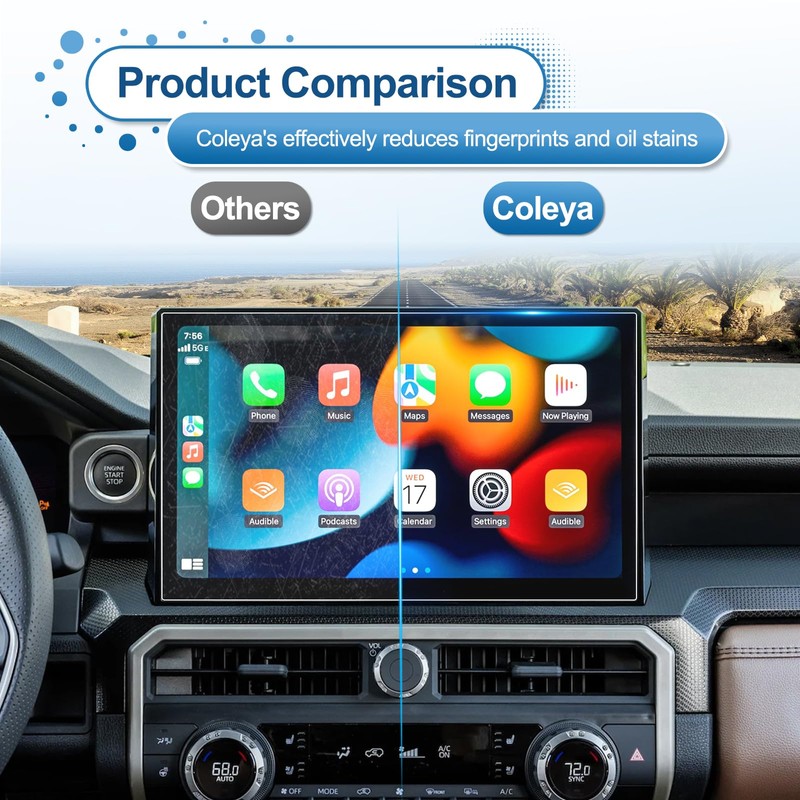 Coleya for 2025 Toyota 4Runner Screen Protector for Toyota 4Runner