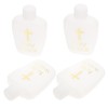 iplusmile 4pcs Holy Water Bottles Refillable Tiny Water Containers for