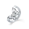 EVE'S ADDICTION Thumb Ring Butterfly Cut Out, Sizes 7 to