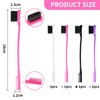 4 Pieces Double Sided Eyebrow Brushes Makeup Brushes Portable Brushes