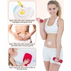 JOKHUE 36Pcs Disposable Castor Oil Patches Belly Button, Self-Adhesive Castor