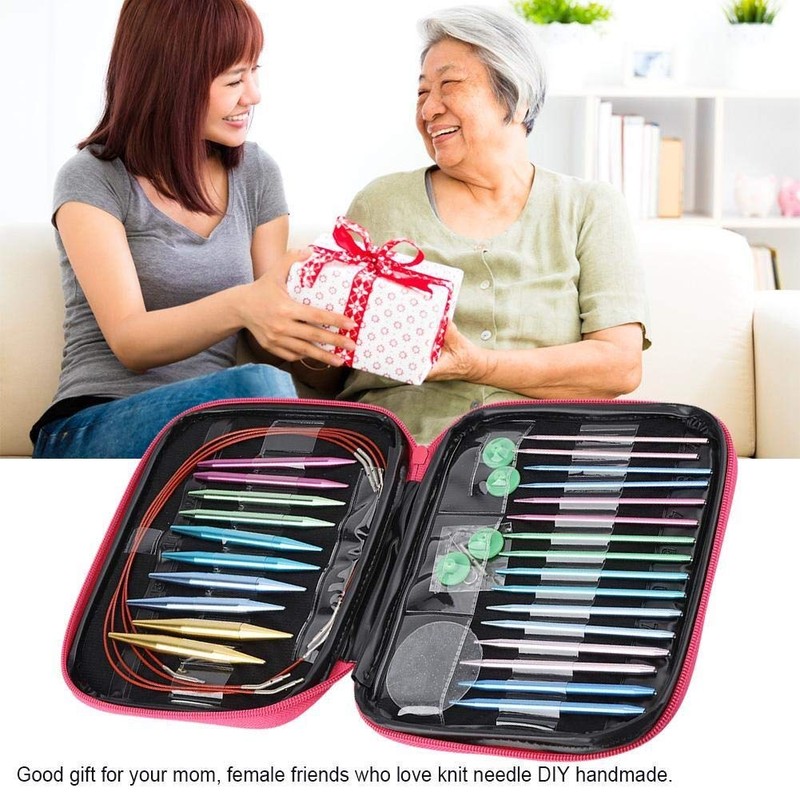 KSTE Interchangeable Circular Knitting Needles, 1 Set Interchangeable Circular Knitting