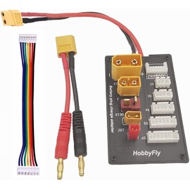 HobbyFly XT30 XT60 XT90 JST T Connector Lipo Battery Charger Board 2-6S Parallel Balance Charging Board for Imax B6 B6AC IDST Q6 Lite Balance Charger