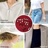 ASTER 10 Pieces Faux Pearl Brooch Women's Jumper Scarf Clips