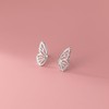 HAISWET Butterflly Wing Earrings 925 Sterling Silver Earrings for Girls