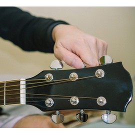 Mechanical Tuning Pegs, Pack of 6, Acoustic Guitar Knobs, Guitar Strings, Tuner, Guides Spare Parts, Guitar Tuning Pegs for Acoustic Guitar, Electric Guitar (3R 3L)