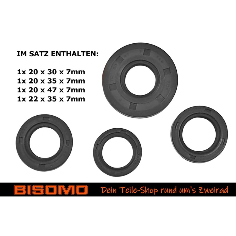 Shaft Seal Rings for Simson Engine S51, S53, S70, S83,