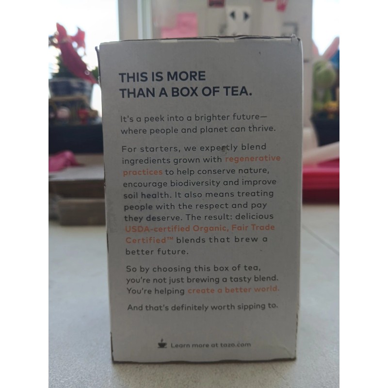 Tazo Tea Herbal Tea - Organic Refresh Mint 16 Bag(S)