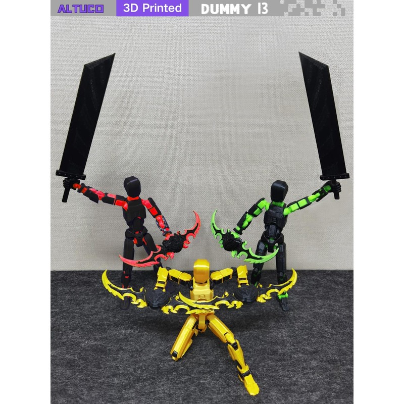 altuco T13 Action Figure for Kids,3D Printed Titan 13 Figure