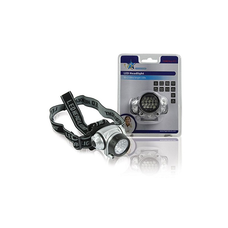 HQ 18 Plus 2 LED Straw Hat Head Light