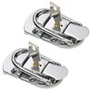 MroMax 2PCS Metal Small Size Suitcase Lock Hasp 2.64" x