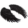 Milya sew-on, iron-on patch Angel Wings pattern, 2 for T-shirt,