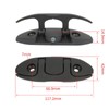 5" Folding Dock Cleat 2 Pack, Flip Up Boat Mooring
