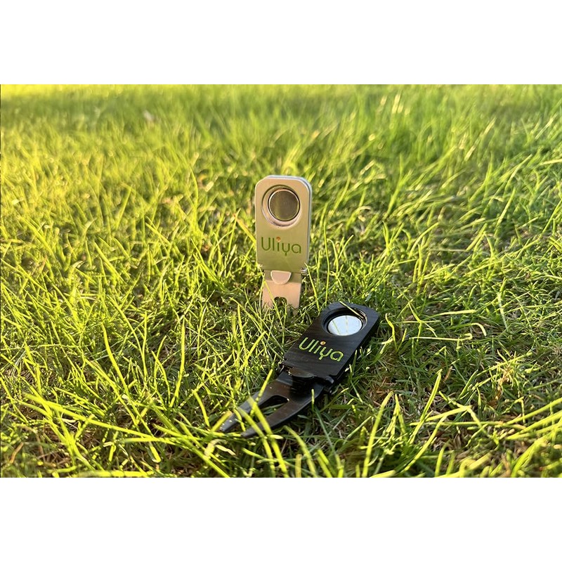 Uliya 【Upgraded】 Magnetic Golf Holder Golf Divot Marker Tool Portable