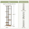 JEPRECO Corner Tall Plant Stand Indoor 8 Tier 10 Potted,