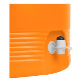 NYC Termo 19 Litros 5 Galones Nyc Naranja Dispensador De Botón
