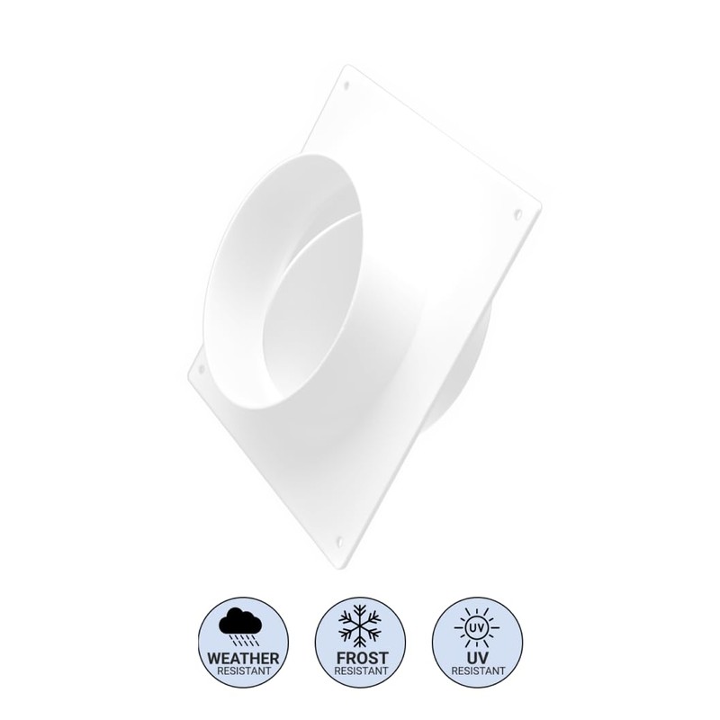 H&C VENT Wall Flange for Air Conditioning & Ventilation System