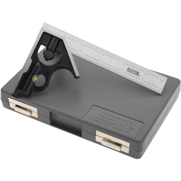 SPI 13-350-4 Combination Square: Steel Square Head & 4R Graduated