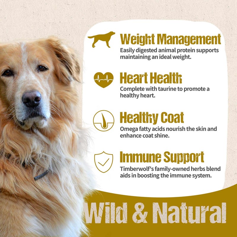 Timberwolf Wild & Natural Chicken Recipe Dry Dog Food 4lb