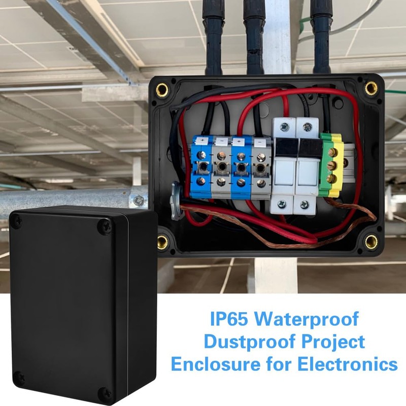 ADERTOS 4 x Plastic Housing IP65 Waterproof Junction Boxes Distribution
